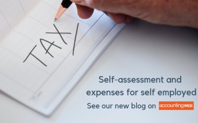Self-assessment and expenses for self-employed